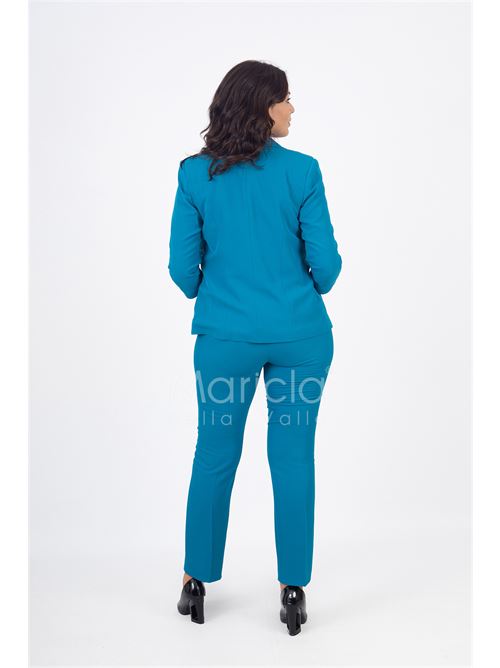 tailleur 3pz ricamo PAOLA FORTI | PF400TPSMERALDO